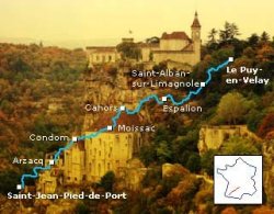 Via Podiensis - gr 65 chambres d'hôtes "les fourneaux" sur le chemin des pèlerins de Saint-Jacques à Saugues