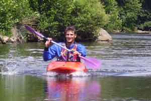 kayak en Allier chambres d'hôtes "les fourneaux" sur le chemin des pèlerins de Saint-Jacques à Saugues